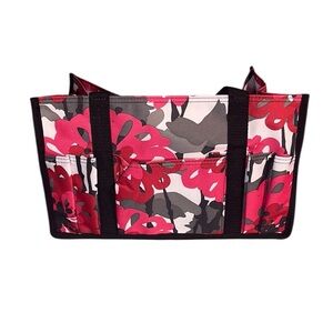 Thirty-One Keep-It Caddy - Bold Bloom Floral Utility Tote